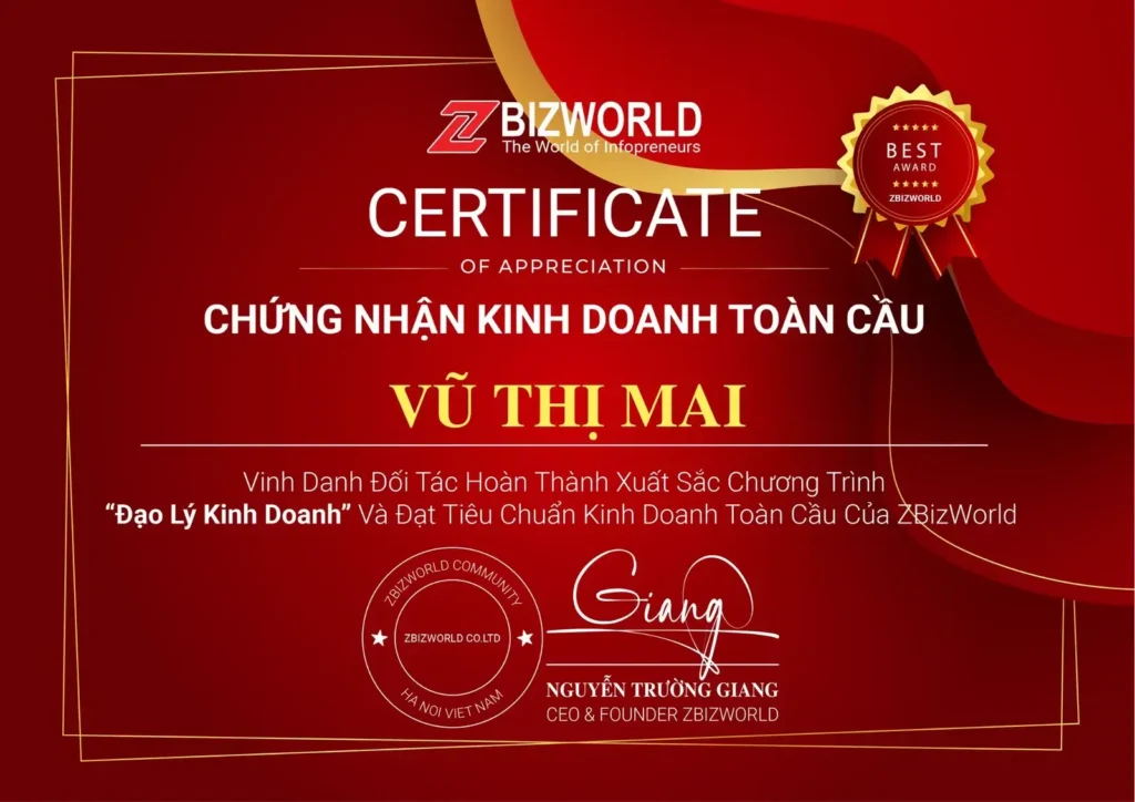 Đạo Lý Kinh Doanh